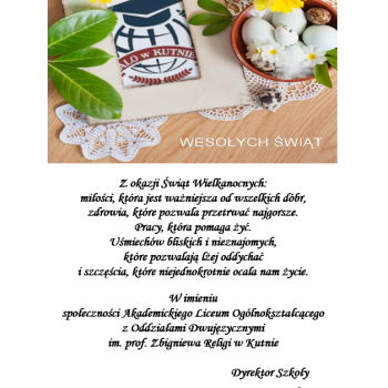 Życzenia WIELKANOCNE
