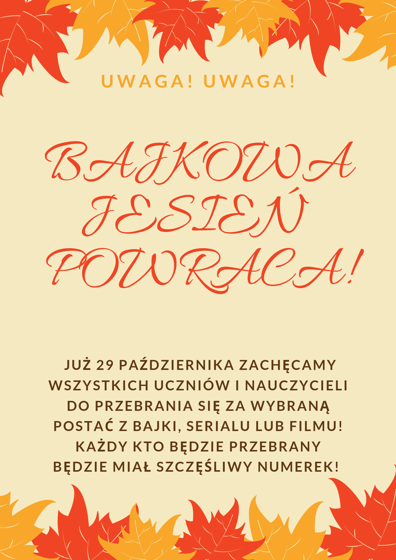 BAJKOWA JESIEŃ POWRACA