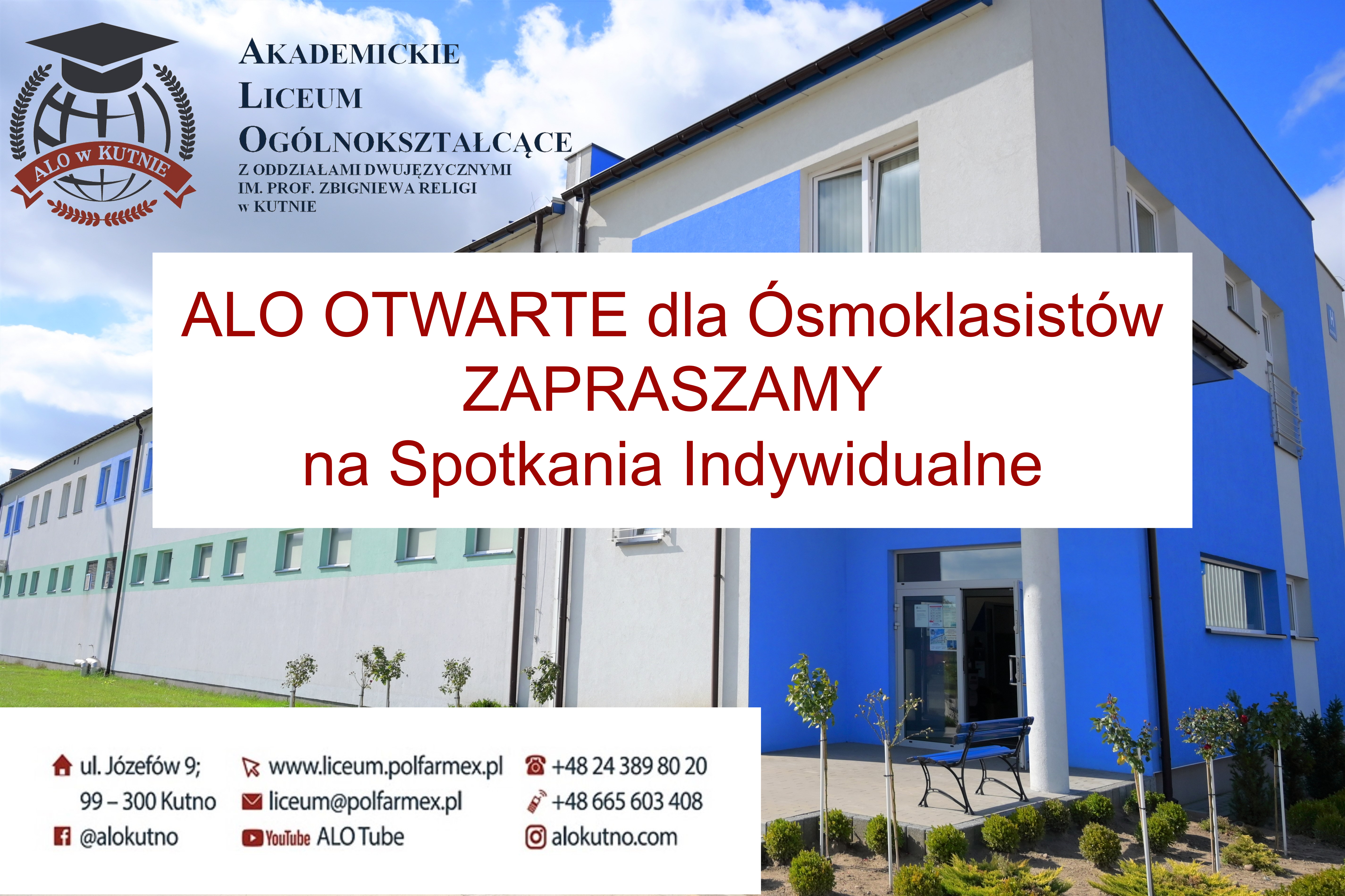 ALO otwarte dla ósmoklasistów