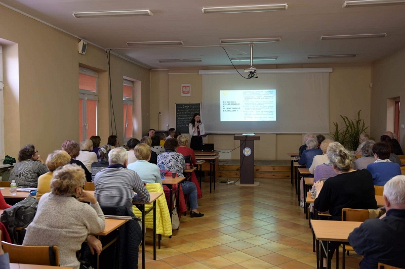 Wykład na Uniwersytecie Trzeciego Wieku i podsumowanie projektu StayStrong