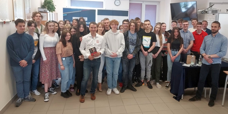 Spotkanie z szybownikiem Łukaszem Wójcikiem