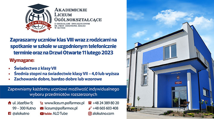 DRZWI OTWARTE w ALO